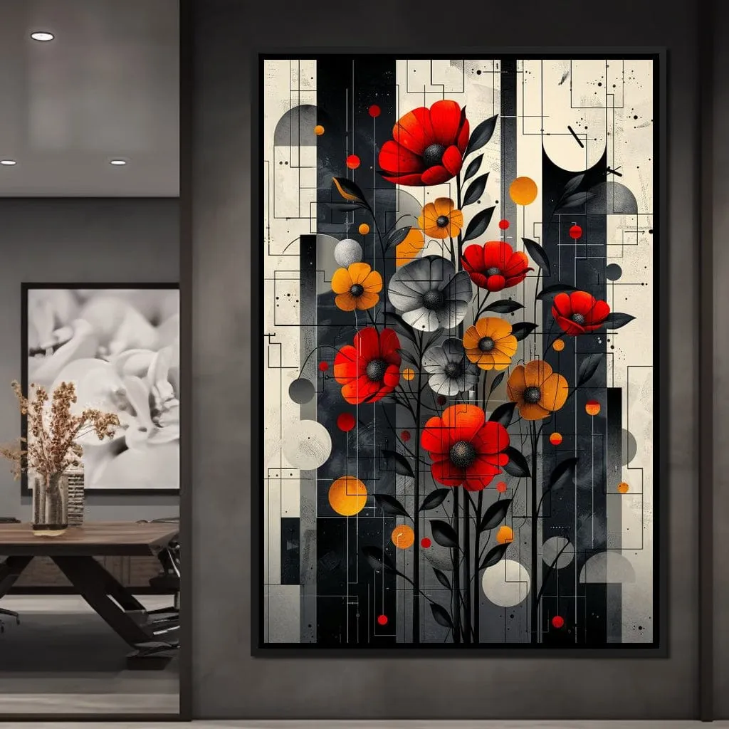 Abstract Geometric Floral Fusion
