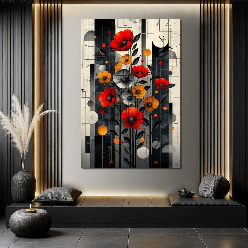Abstract Geometric Floral Fusion
