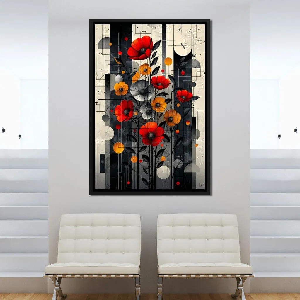 Abstract Geometric Floral Fusion