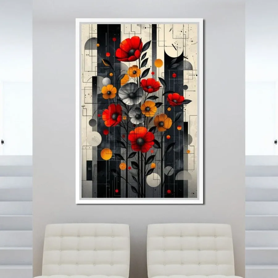 Abstract Geometric Floral Fusion