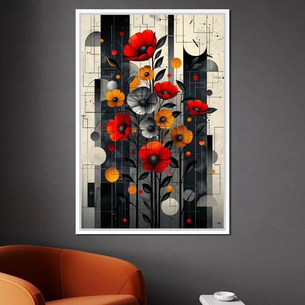 Abstract Geometric Floral Fusion