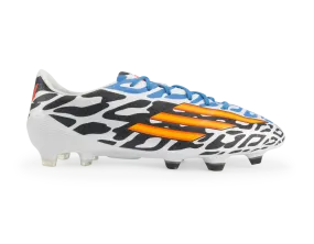 adidas Men's F50 adizero FG Messi (Battle Pack) White/Neon Orange/Black