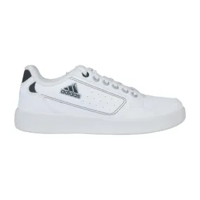 Adidas Mens Upvibe Casual Sneakers - Stylish White and Core Black Design for Everyday Comfort and Versatility.