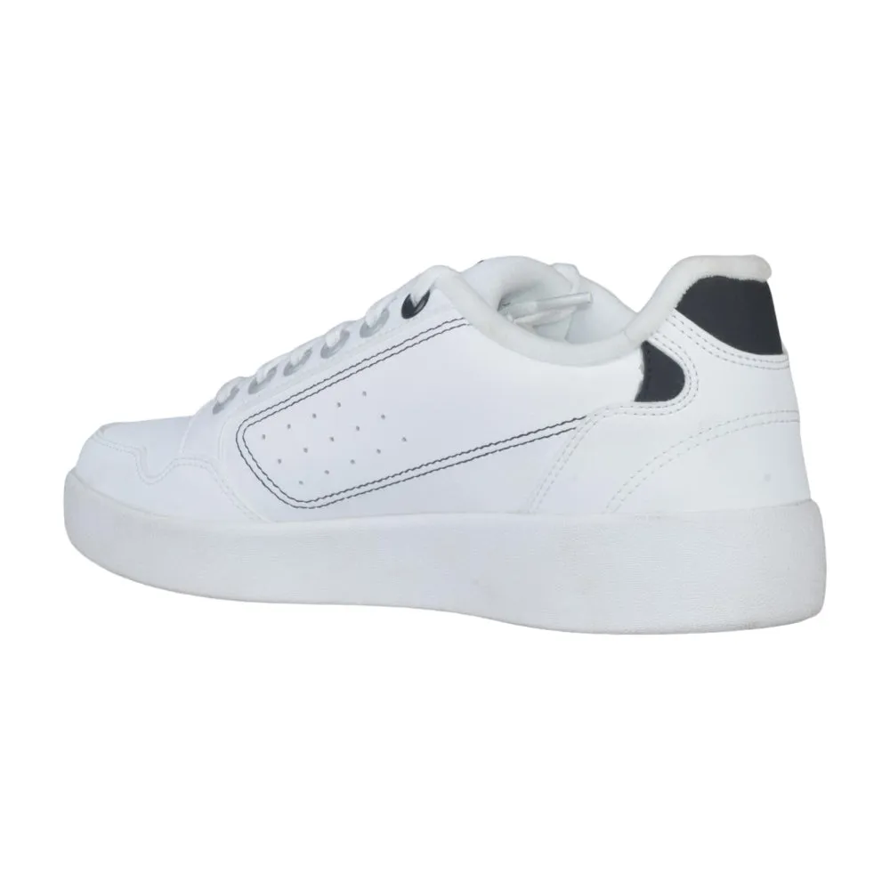 Adidas Mens Upvibe Casual Sneakers - Stylish White and Core Black Design for Everyday Comfort and Versatility.
