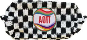 ADPi - Sorority Checker Cosmetic Bag
