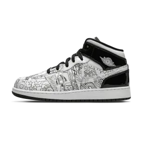 Air Jordan 1 Mid SE GS 'DIY'