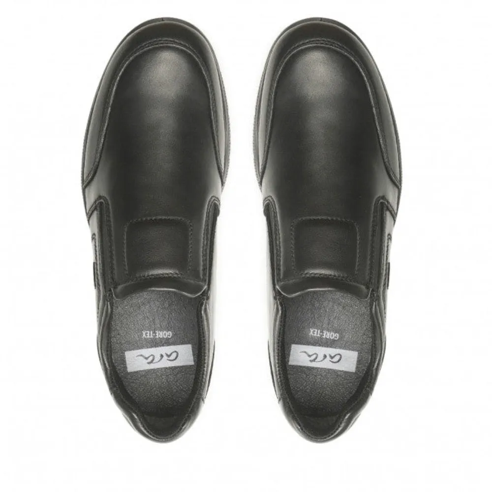 Ara Men's Barry Gore-Tex Slip-On Black Leather