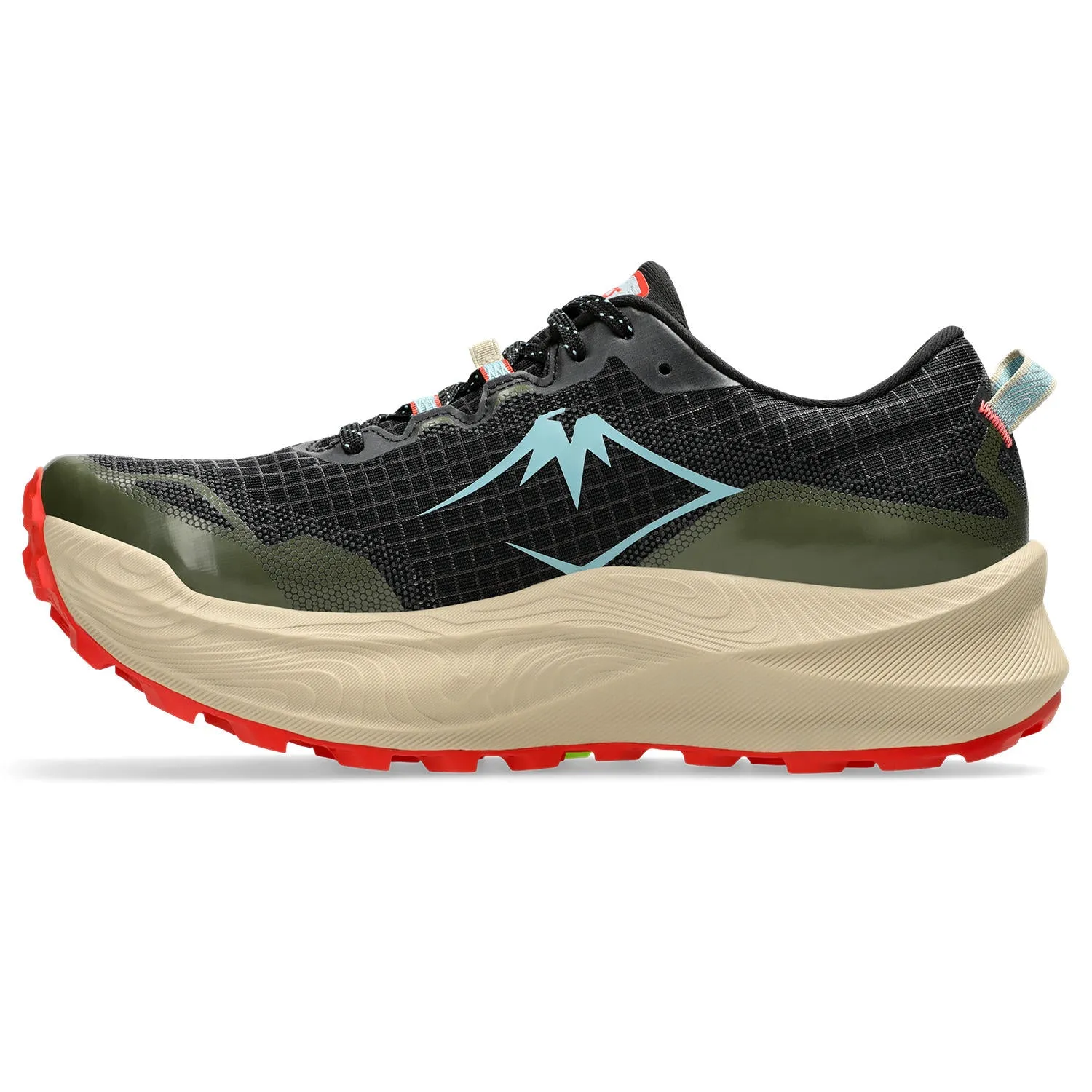 Asics Trabuco Max 3 Mens Trail Running Shoes - Black/Smoke Blue
