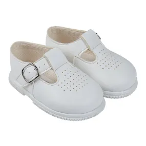 Baypods White First Walker Shoes