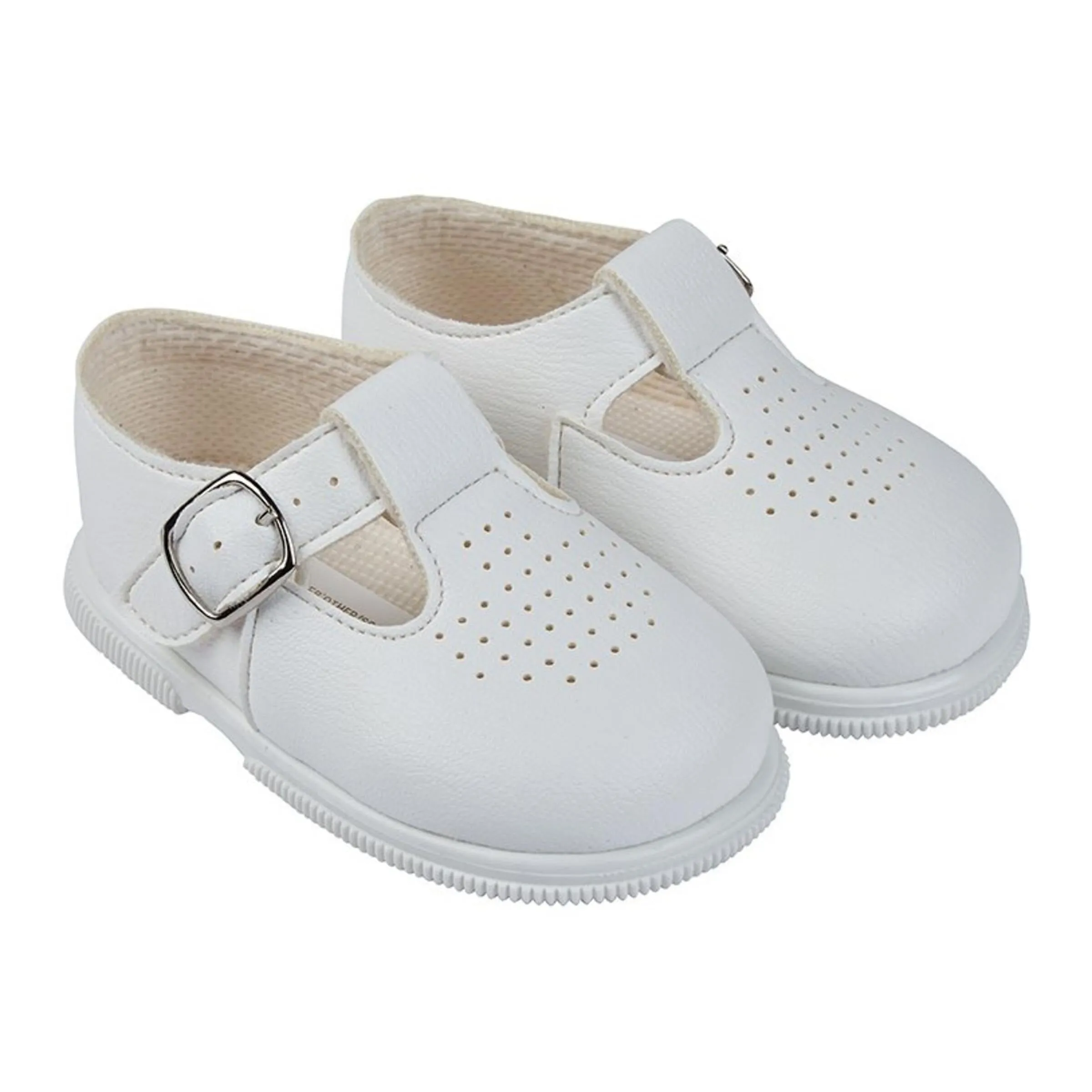 Baypods White First Walker Shoes