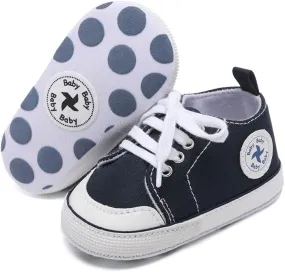 BEIDI Baby Girl Boy Shoes 0-18 Months,Infant Unique Essentials Gifts,Unisex Newborn Doll Slip-on Soft Sole High-top Frist Walking Sneakers