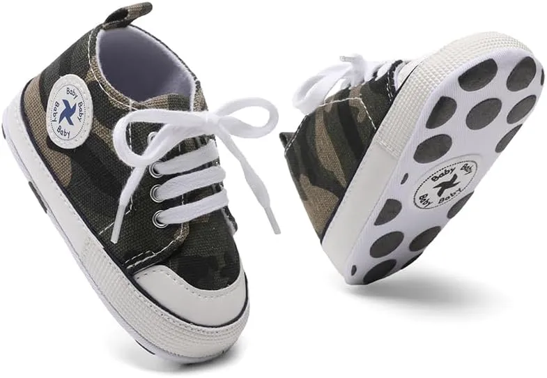 BEIDI Baby Girl Boy Shoes 0-18 Months,Infant Unique Essentials Gifts,Unisex Newborn Doll Slip-on Soft Sole High-top Frist Walking Sneakers