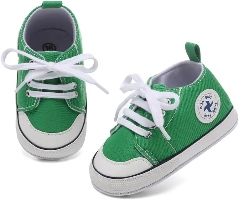 BEIDI Baby Girl Boy Shoes 0-18 Months,Infant Unique Essentials Gifts,Unisex Newborn Doll Slip-on Soft Sole High-top Frist Walking Sneakers