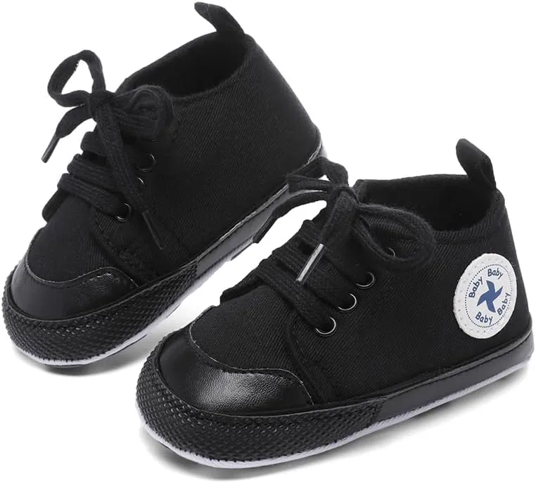 BEIDI Baby Girl Boy Shoes 0-18 Months,Infant Unique Essentials Gifts,Unisex Newborn Doll Slip-on Soft Sole High-top Frist Walking Sneakers