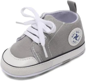 BEIDI Baby Girl Boy Shoes 0-18 Months,Infant Unique Essentials Gifts,Unisex Newborn Doll Slip-on Soft Sole High-top Frist Walking Sneakers