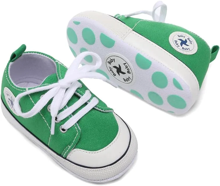BEIDI Baby Girl Boy Shoes 0-18 Months,Infant Unique Essentials Gifts,Unisex Newborn Doll Slip-on Soft Sole High-top Frist Walking Sneakers