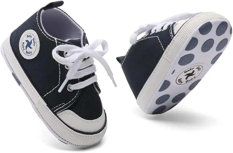 BEIDI Baby Girl Boy Shoes 0-18 Months,Infant Unique Essentials Gifts,Unisex Newborn Doll Slip-on Soft Sole High-top Frist Walking Sneakers
