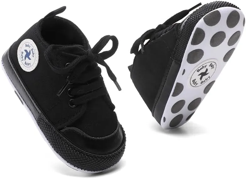 BEIDI Baby Girl Boy Shoes 0-18 Months,Infant Unique Essentials Gifts,Unisex Newborn Doll Slip-on Soft Sole High-top Frist Walking Sneakers