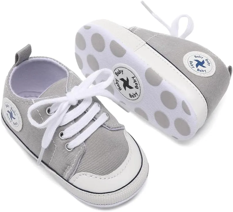 BEIDI Baby Girl Boy Shoes 0-18 Months,Infant Unique Essentials Gifts,Unisex Newborn Doll Slip-on Soft Sole High-top Frist Walking Sneakers
