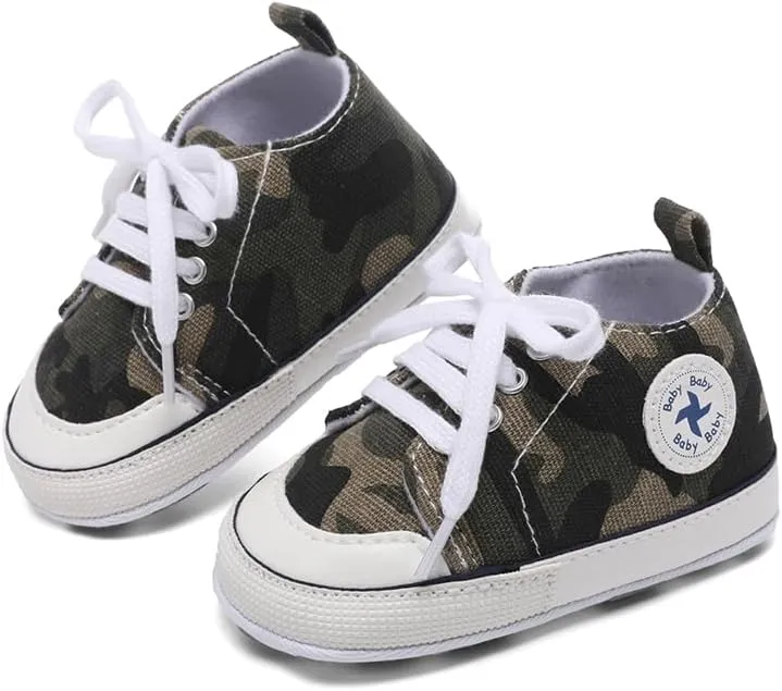 BEIDI Baby Girl Boy Shoes 0-18 Months,Infant Unique Essentials Gifts,Unisex Newborn Doll Slip-on Soft Sole High-top Frist Walking Sneakers