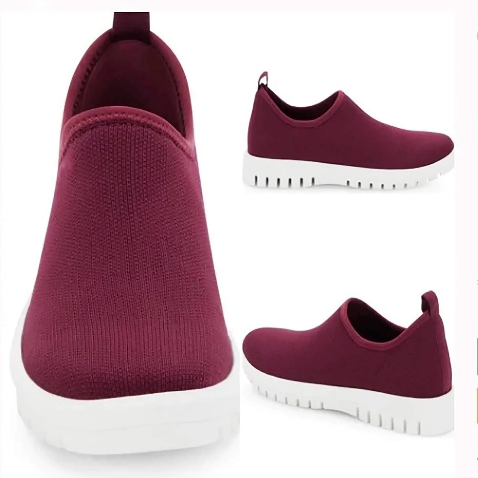 Blondo Farrah Wine Waterproof Sneakers 7M
