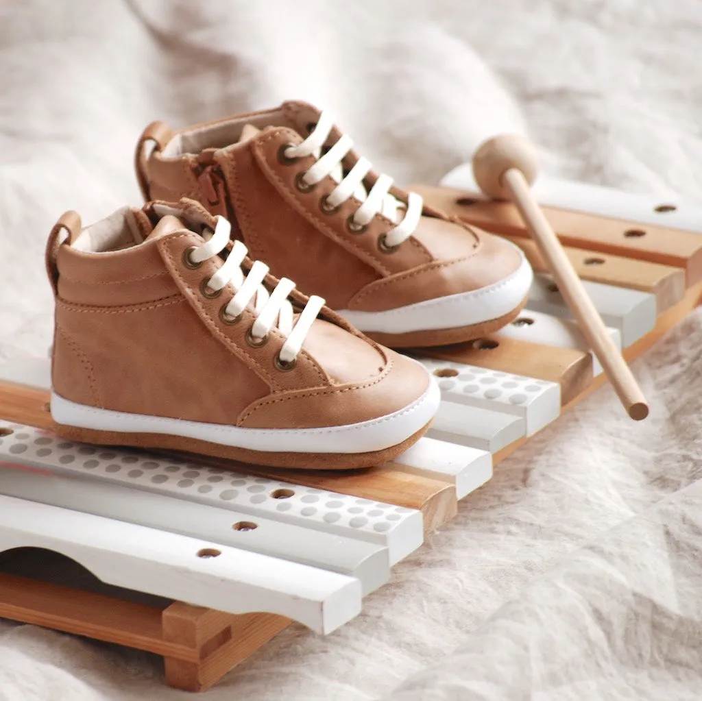 Brooklyn Baby High Top Sneakers Brown