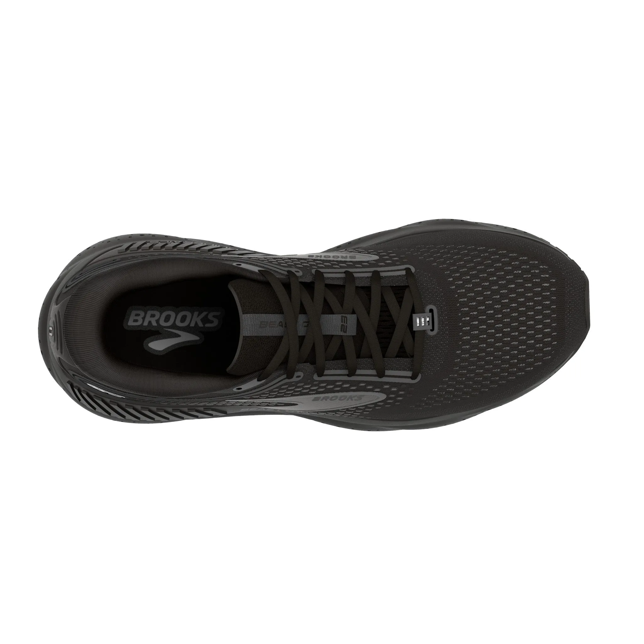Mens Brooks Beast GTS 23 Running Shoes - Black/Gunmetal