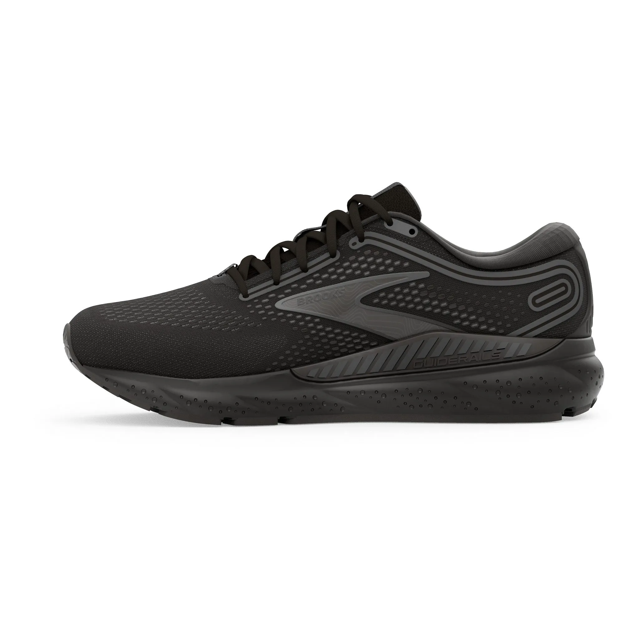 Mens Brooks Beast GTS 23 Running Shoes - Black/Gunmetal