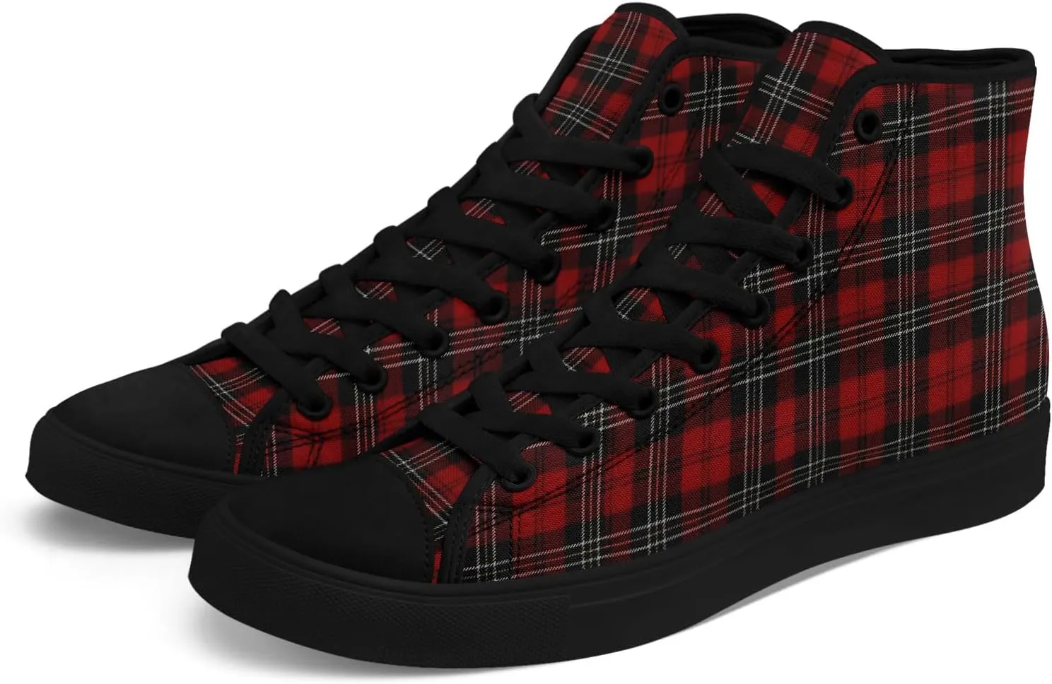 Custom High-Top Canvas Sneakers with Your Logo Image Name Words Trendy Casual Comfort Light Weight Fashion Daily Wear Shoes
