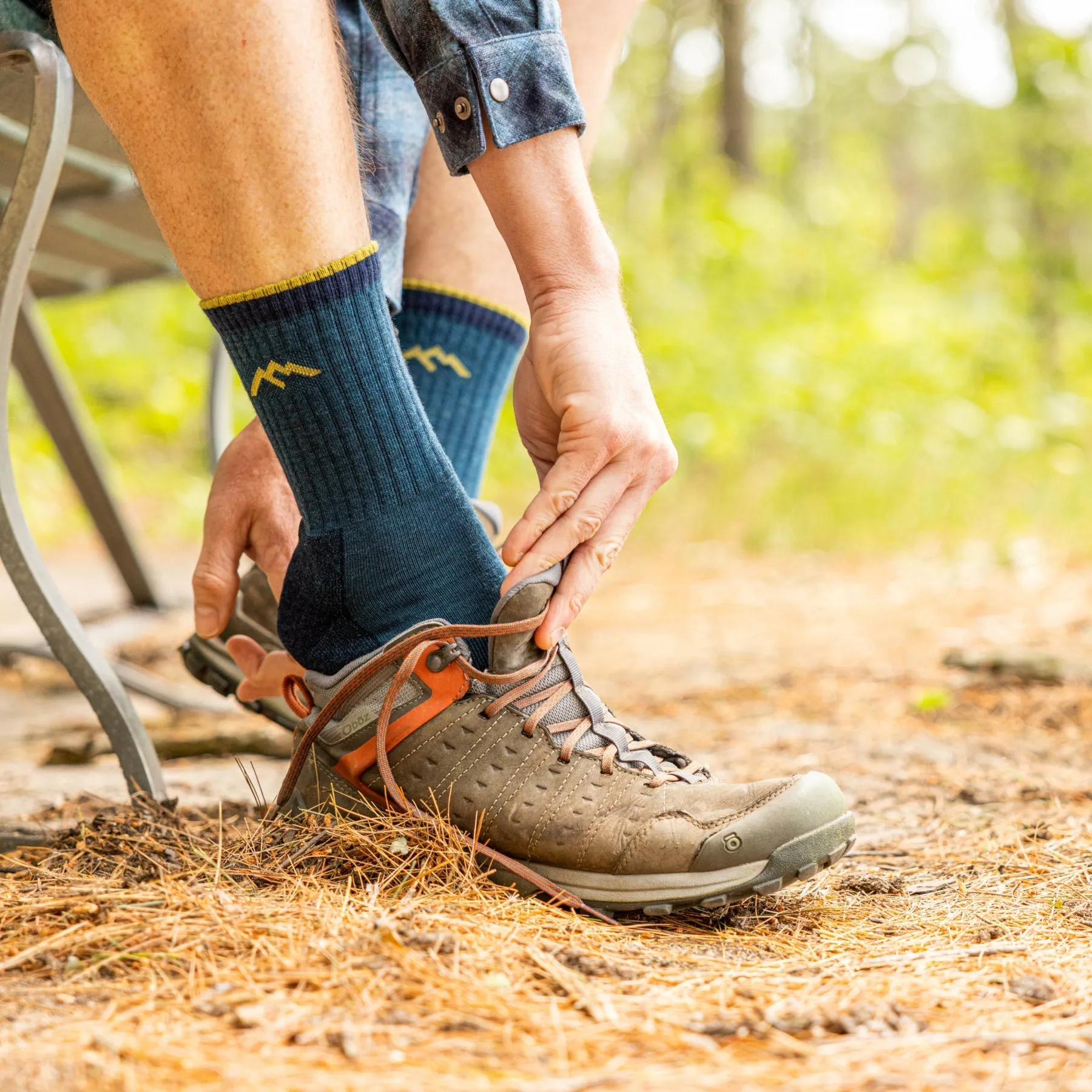 Darn Tough Men's Hiker Micro Crew Midweight Hiking Sock 1446 - Dark Teal
