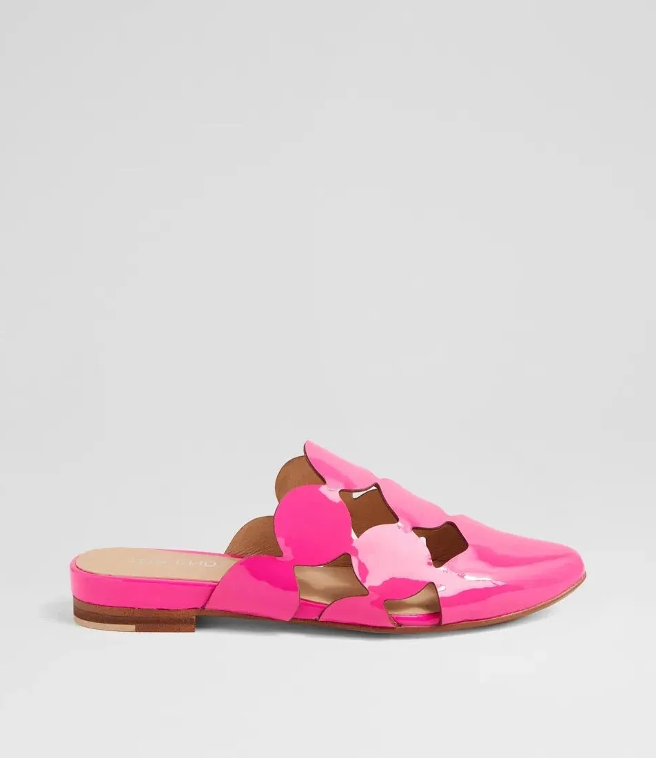Django & Juliette FORLI Patent Leather Mule in Hot Pink