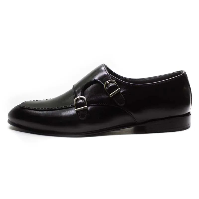Double Monk Strap Moccasin