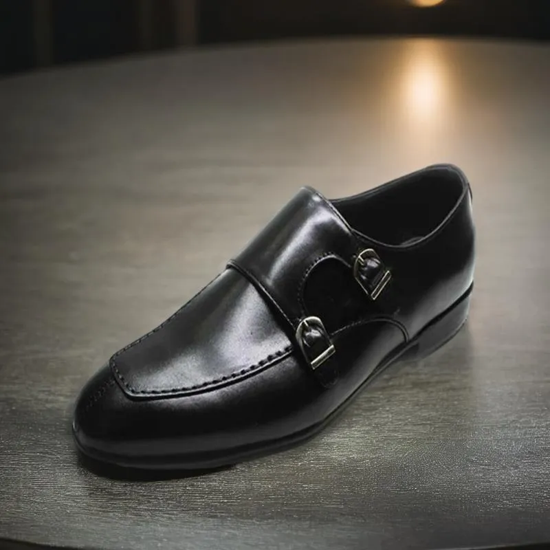 Double Monk Strap Moccasin