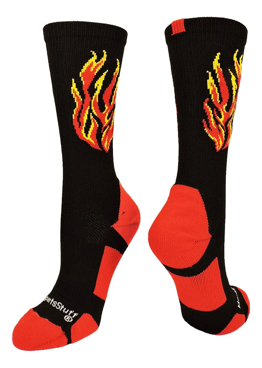 Flame Athletic Crew Socks (multiple colors)