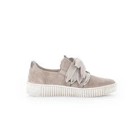 Gabor Women's Bow Sneaker Beige