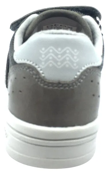 Geox Boy's DJ Rock 2 Military Olive Triple Hook and Loop Sneaker