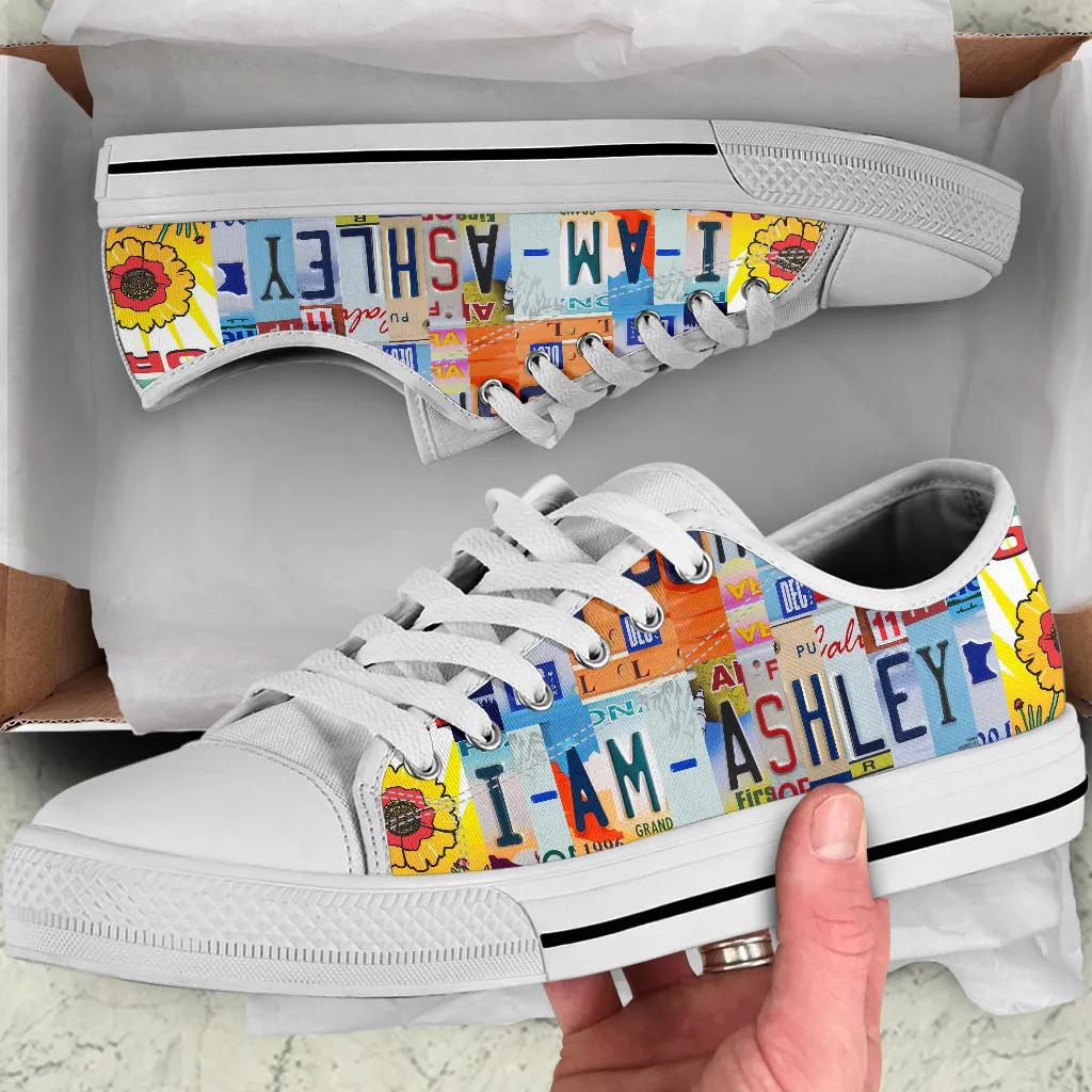 I Am Ashley Custom Low Top