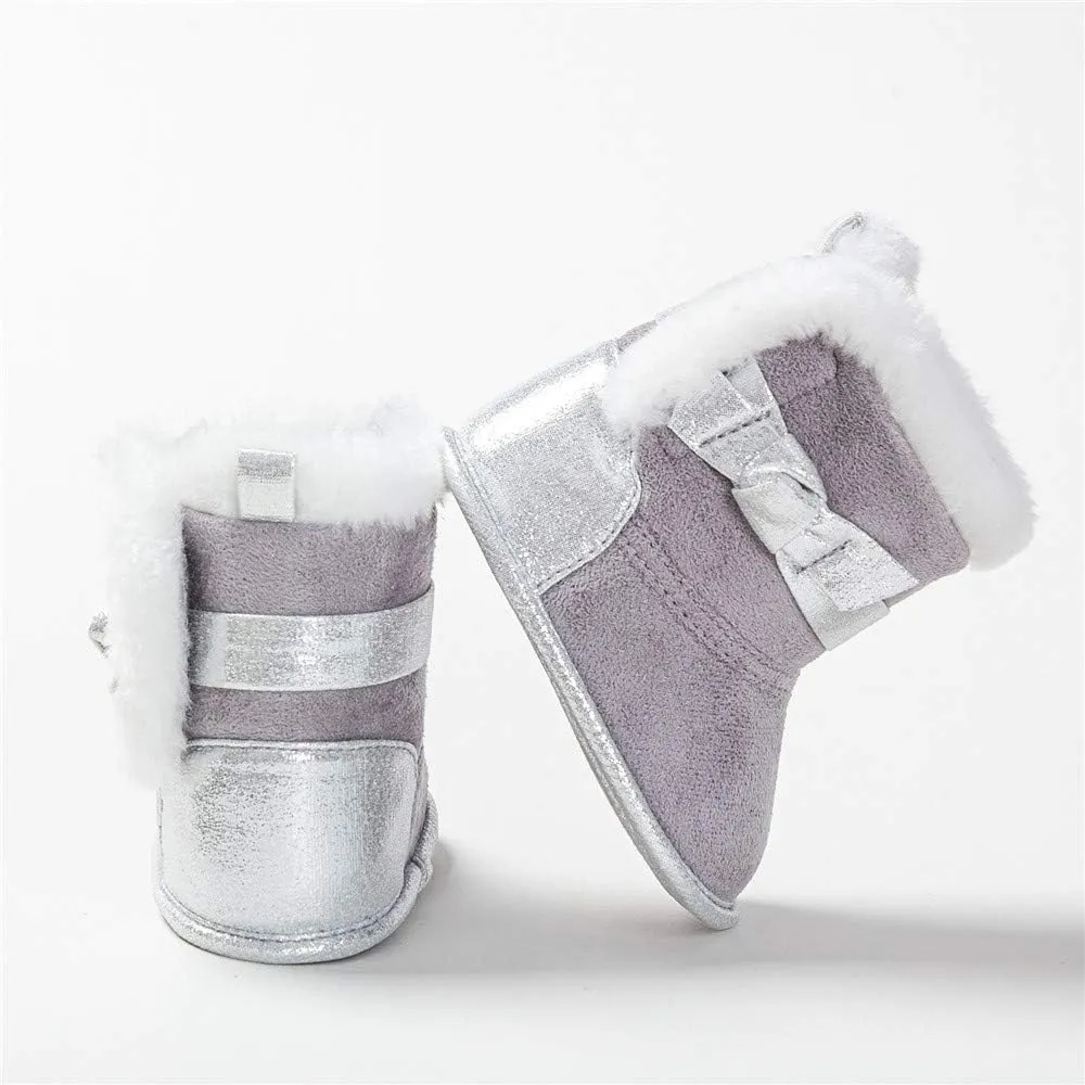 Infant Snow Boots Premium Soft Sole Anti-Slip Warm Winter Prewalker Toddler Boots