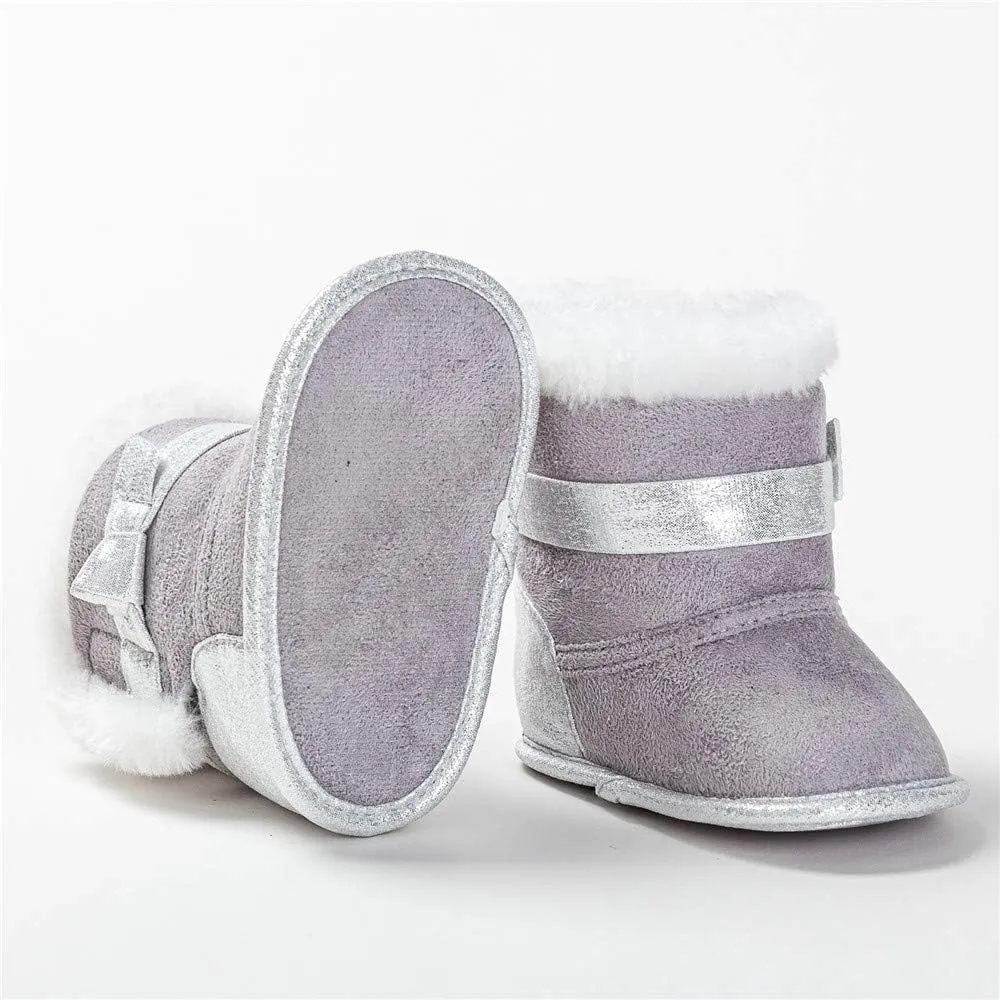 Infant Snow Boots Premium Soft Sole Anti-Slip Warm Winter Prewalker Toddler Boots