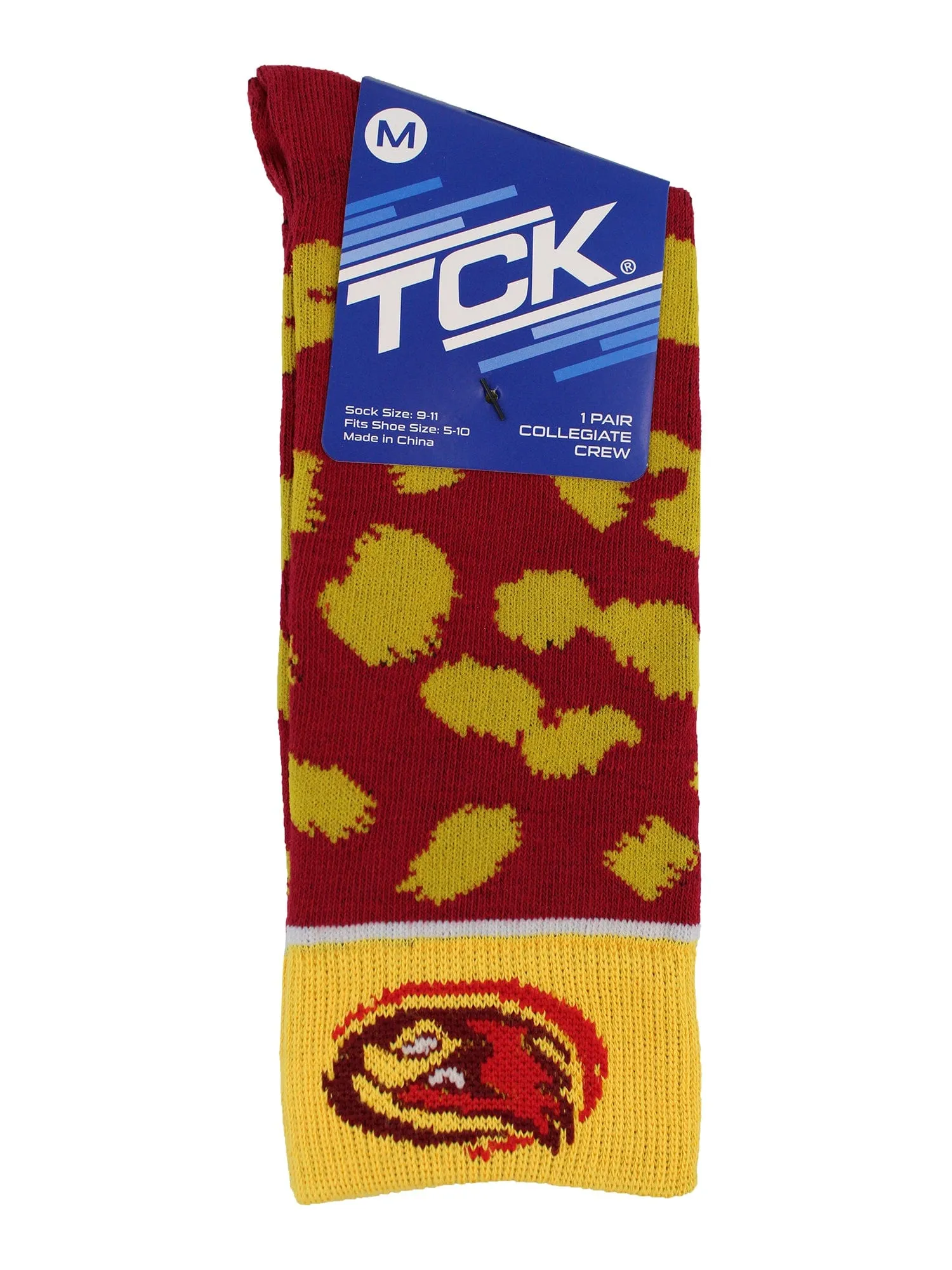 Iowa State Cyclones Socks Womens Savage Crew Socks