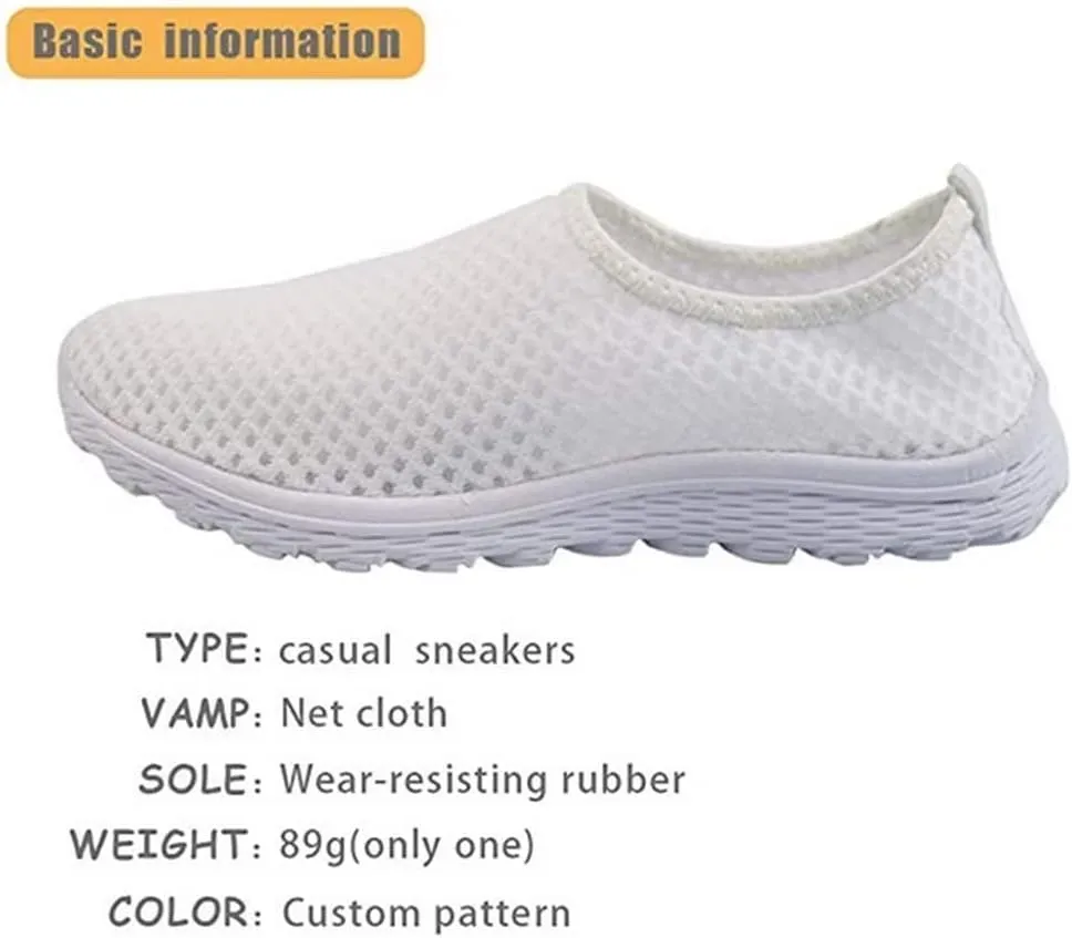 Jeiento Christmas Running Shoes Fashion Slip-On Workout Sneakers Athletic Walking Shoes for Hiking Walking Sports Gym Shoes