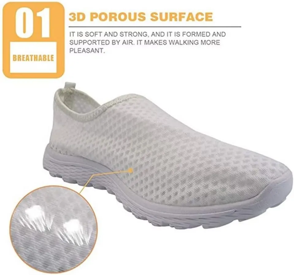 Jeiento Christmas Running Shoes Fashion Slip-On Workout Sneakers Athletic Walking Shoes for Hiking Walking Sports Gym Shoes