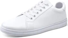 Jousen Men's Fashion Sneakers White Shoes for Men Casual Breathable Shoes