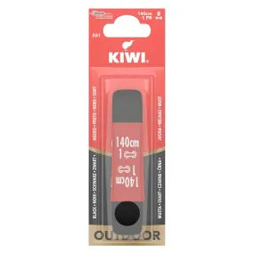 Kiwi Outdoor Laces Black Cord 140cm