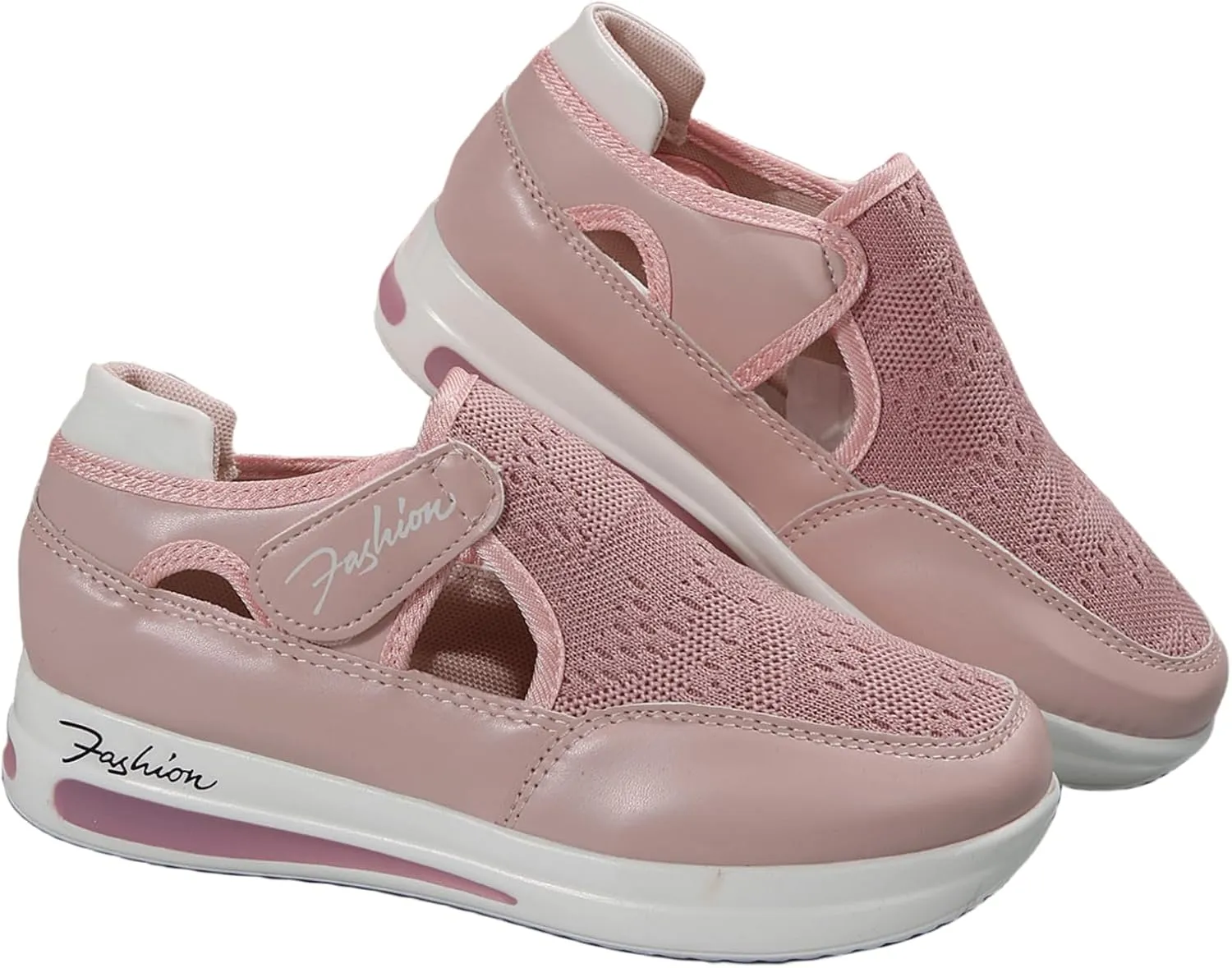 Ladmiple Loafers For Women Comfort Wide Width Women's Slip on Shoes Non Slip Fashion Canvas Sneakers Low Top Casual Shoes Dressy Summer Fashion Comfortable Walking Flats Loafers Pink