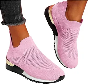 Lausiuoe Sneakers For Women Walking Shoes Comfortable Running Shoes Fashion Tennis Athletic Walking Gym Sports Sneakers