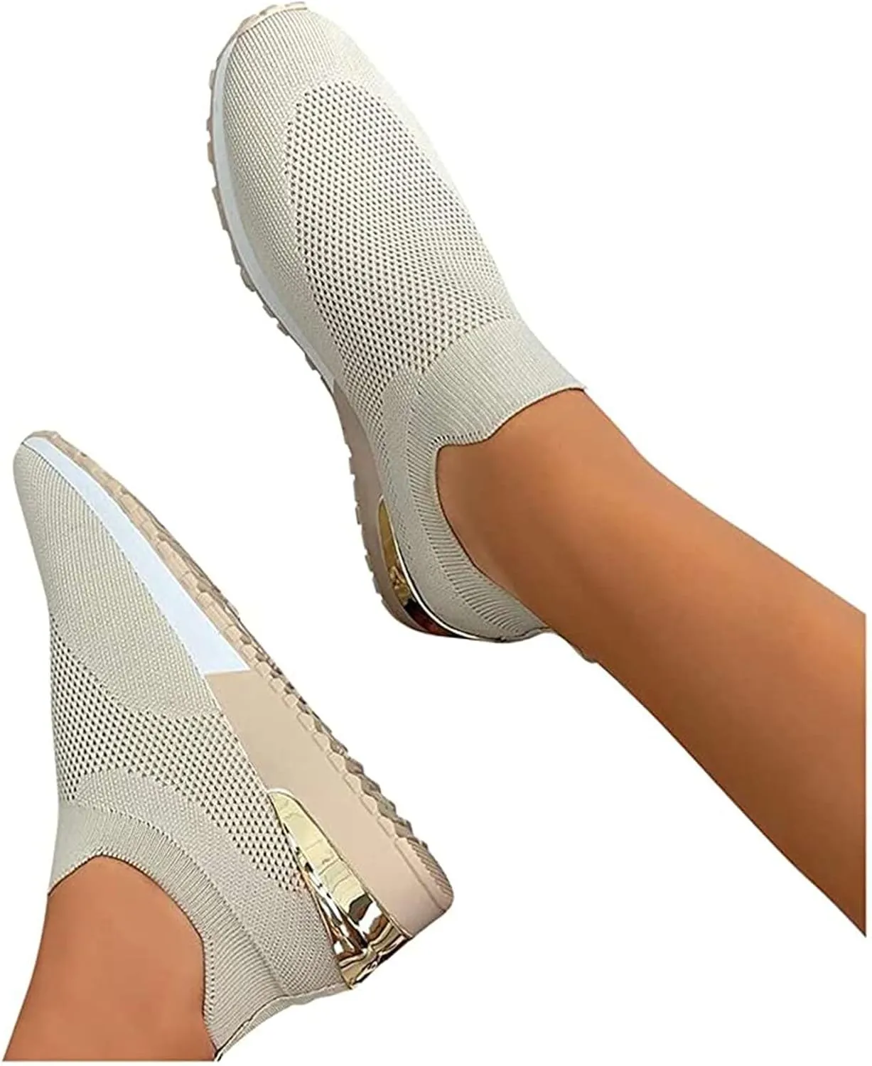 Lausiuoe Sneakers For Women Walking Shoes Comfortable Running Shoes Fashion Tennis Athletic Walking Gym Sports Sneakers