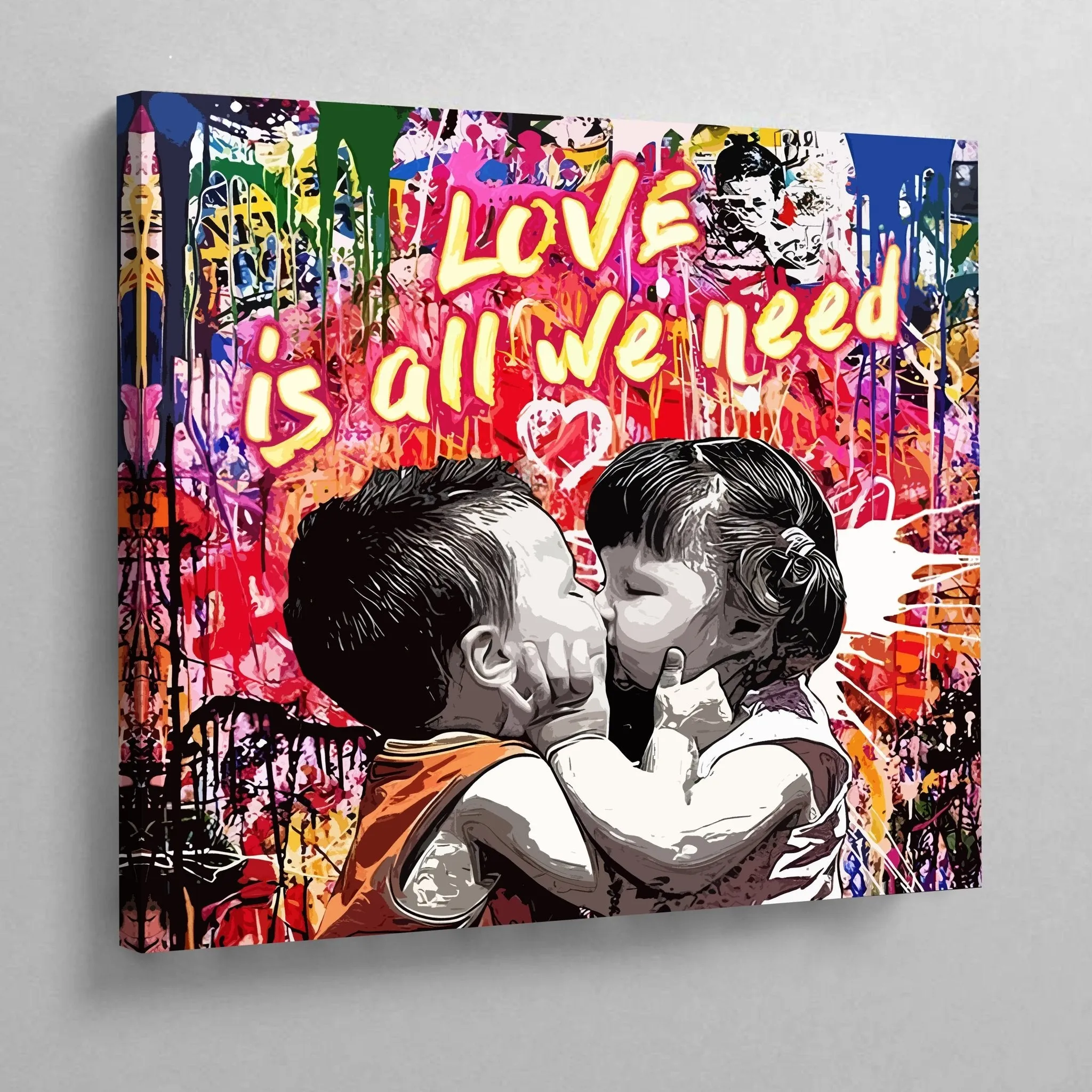 Love Is All We Need Canvas Wall Art