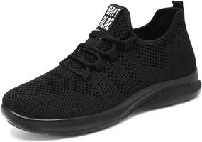 Mens Walking Shoes,Ultra Lightweight Breathable Tennis Running Shoes Mesh Non-Slip Casual Comfortable Fashion Sneakers Work Gym Workout Athletic Sport Cuhioning Trainers