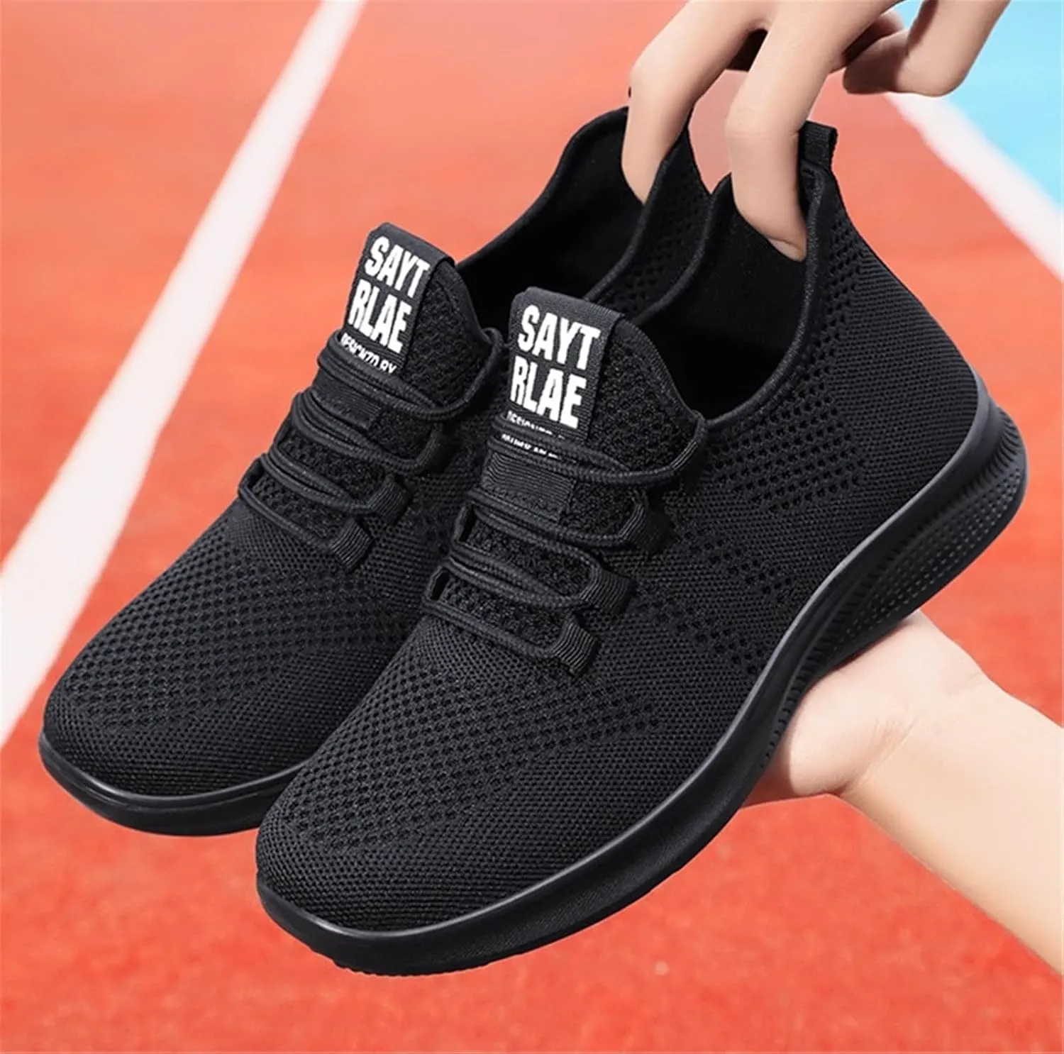 Mens Walking Shoes,Ultra Lightweight Breathable Tennis Running Shoes Mesh Non-Slip Casual Comfortable Fashion Sneakers Work Gym Workout Athletic Sport Cuhioning Trainers